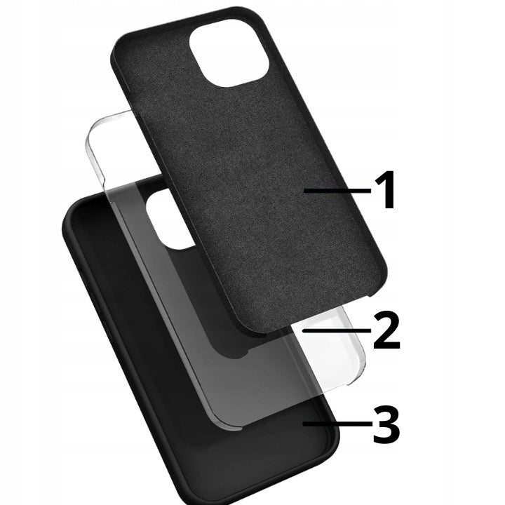 Niebieskie etui silikonowe iPhone
