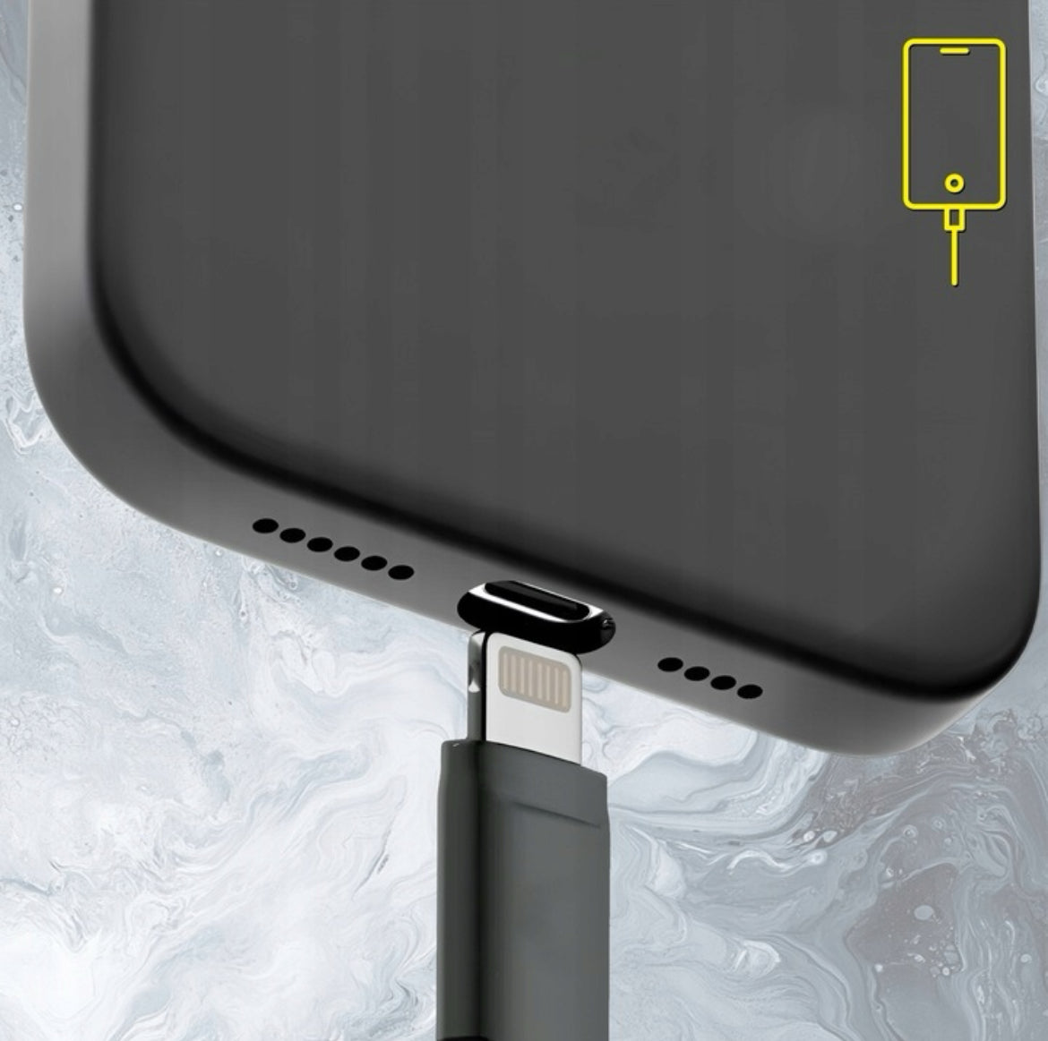 Niebieskie etui silikonowe iPhone