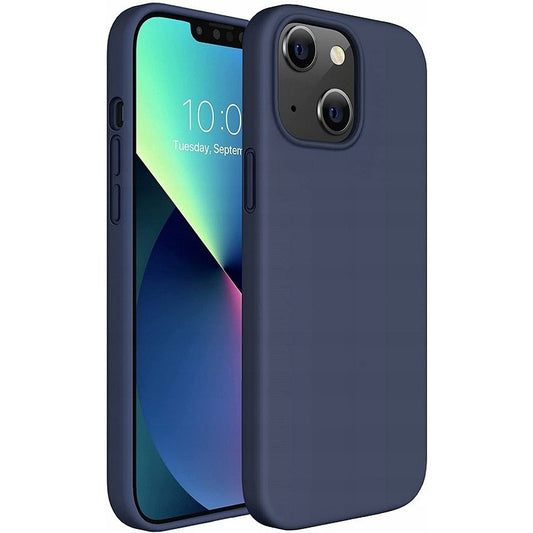 Granatowe etui silikonowe iPhone