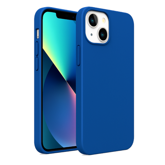 Niebieskie etui silikonowe iPhone